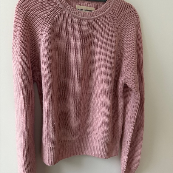 Mara Hoffman Pink Alpaca Sweater - Picture 1 of 3